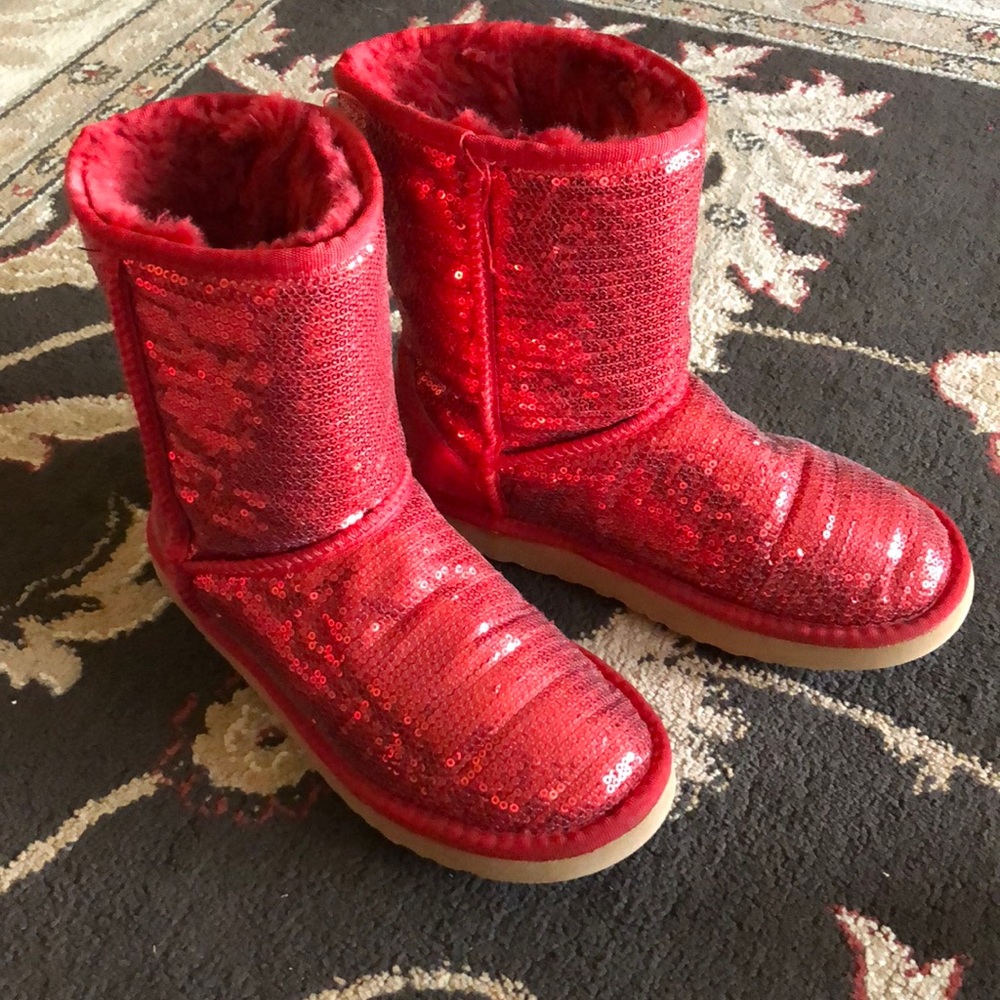 Red UGG boots U.S size woman 8